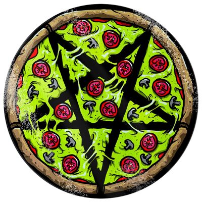 Pentagram Diner - Pizza Glass Chopping Board
