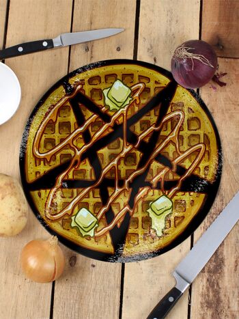 Pentagram Diner - Planche à découper en verre Waffles 2