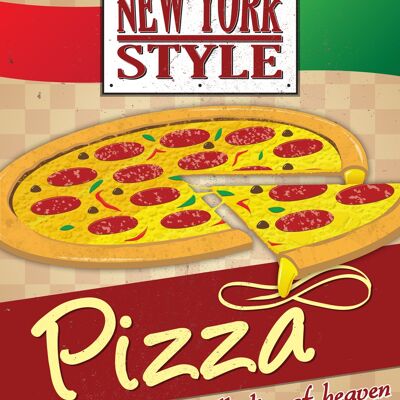 Pizza nach New Yorker Art