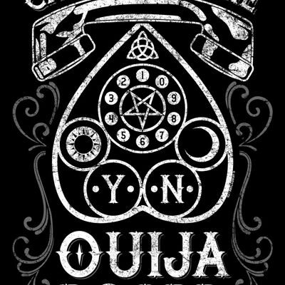 Llámame en el tablero Ouija Mini Cartel de chapa