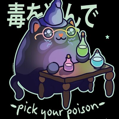 Kawaii Coven Pick Your Poison Mini Plaque en Métal