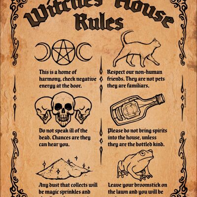 Reglas de la casa de las brujas