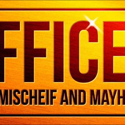 Officer Of Mischief & Mayhem Slim Blechschild