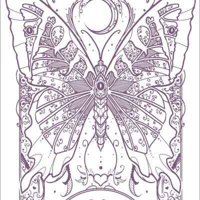 Cryptic Butterfly Greet Tin Card