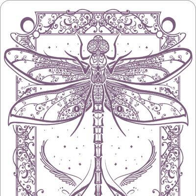 Cryptic Dragonfly Greet Tin Card