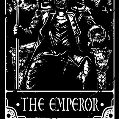 Deadly Tarot - The Emperor Greet Tin Card