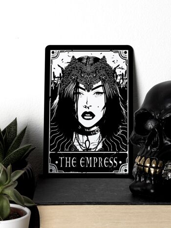 Deadly Tarot - The Empress Small Tin Sign 2