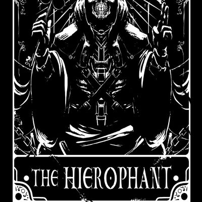 Deadly Tarot - The Hierophant Greet Tin Card