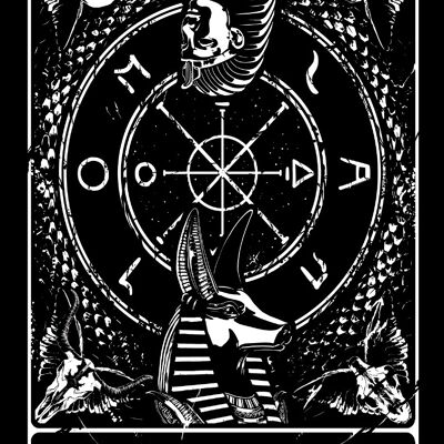Deadly Tarot - Wheel Of Fortune Greet Tin Card