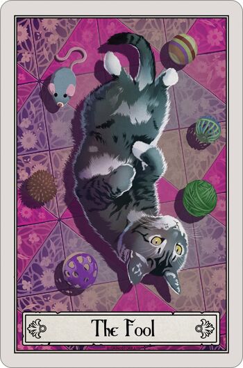 Deadly Tarot Felis - La carte en étain The Fool Greet