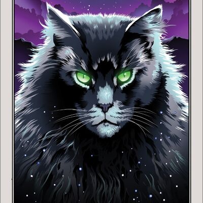 Deadly Tarot Felis - The Magician Greet Tin Card