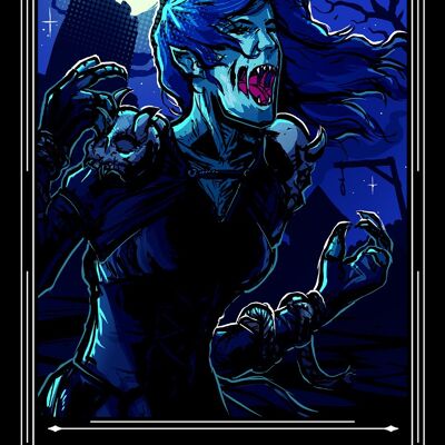 Deadly Tarot Legends - La carte en étain Banshee Greet