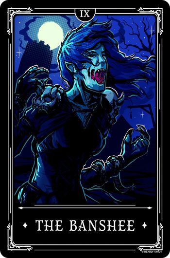 Deadly Tarot Legends - La carte en étain Banshee Greet