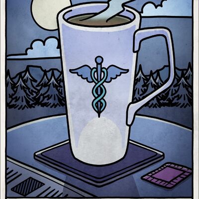 Deadly Tarot Life - Elixir Greet Tin Card