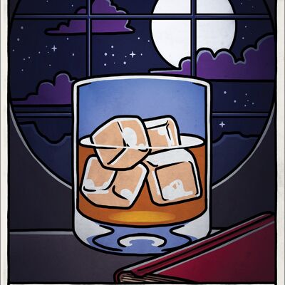 Tödliches Tarot-Leben – Nightcap Greet Blechkarte