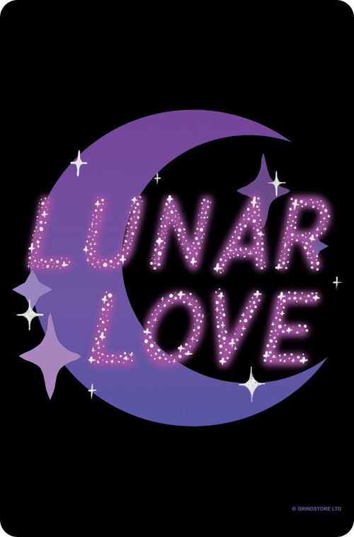 Lunar Love Greet Tin Card