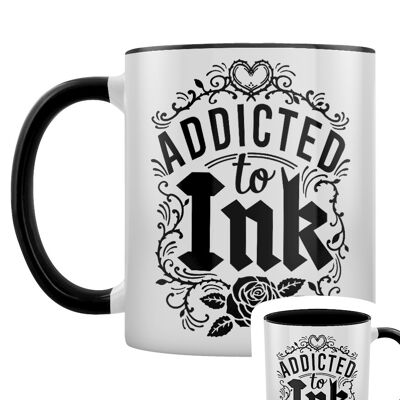 Addicted To Ink Black Inner 2-Tone Mug