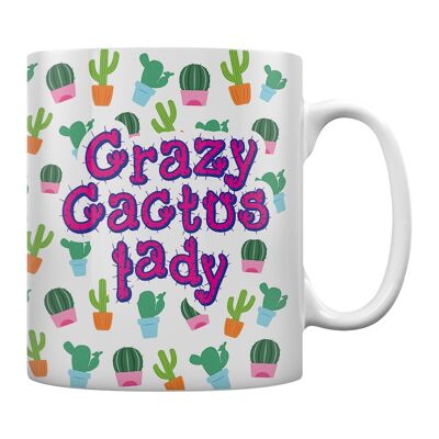Verrückte Kaktus-Damen-Tasse