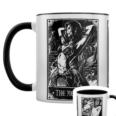 Tödliches Tarot – Die Meerjungfrau, die Gorgone und der Vampyre, schwarze innere zweifarbige Tasse