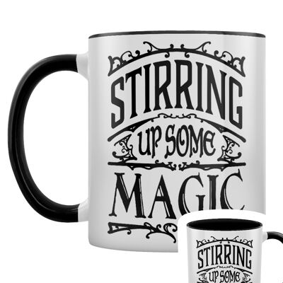 Stirring Up Some Magic Mug intérieur 2 tons noir