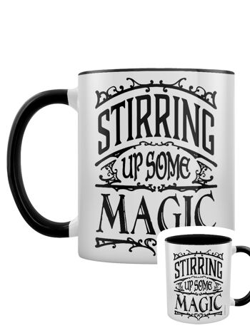 Stirring Up Some Magic Mug intérieur 2 tons noir 1