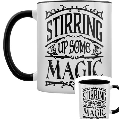 Stirring Up Some Magic Black Inner 2-Tone Mug