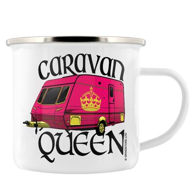 Tasse en émail Caravan Queen