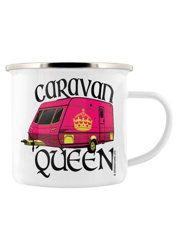 Tasse en émail Caravan Queen 1