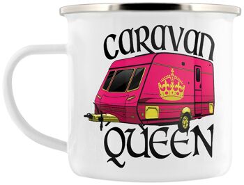 Tasse en émail Caravan Queen 2