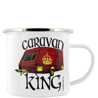 Tazza smaltata Caravan King