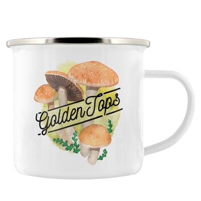 Deadly Detox Golden Tops Enamel Mug