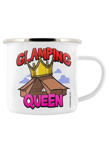 Tasse en émail Glamping Queen 1