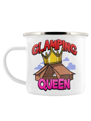 Tasse en émail Glamping Queen 2