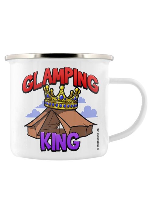 Glamping King Enamel Mug