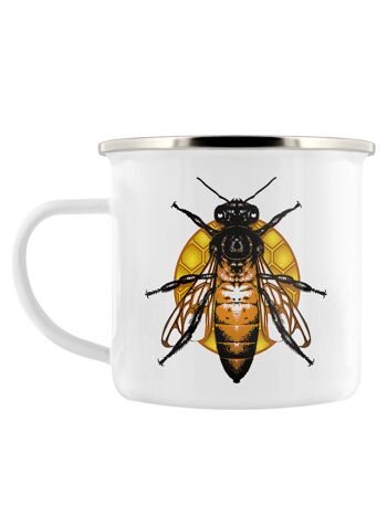 Tasse en émail reine des abeilles 2