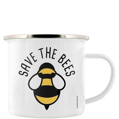 Tazza smaltata Save The Bees