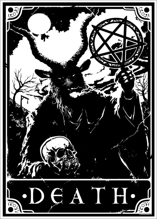 Deadly Tarot - Death Mini Poster