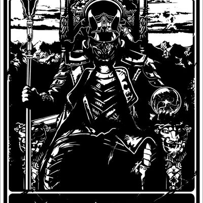 Deadly Tarot - The Emperor Mini Poster