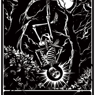 Deadly Tarot - The Hanged Man Mini Poster