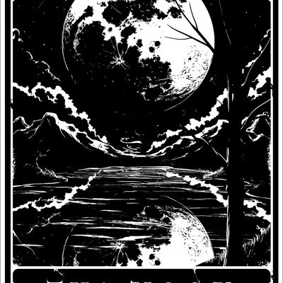 Tarot Mortal - La Luna Mini Póster