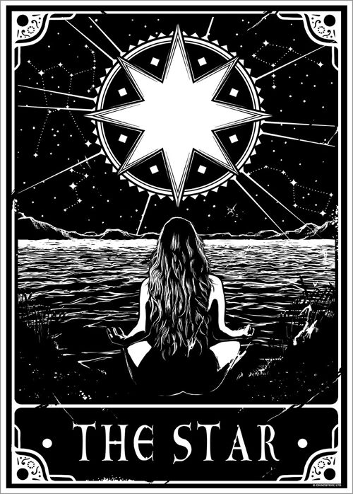 Deadly Tarot - The Star Mini Poster