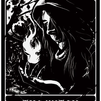 Tarocchi mortali - Mini poster della strega
