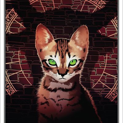 Deadly Tarot Felis - The Devil Mini Poster