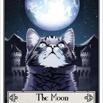 Deadly Tarot Felis - The Moon Mini Poster