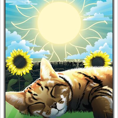 Deadly Tarot Felis - Il mini poster del sole
