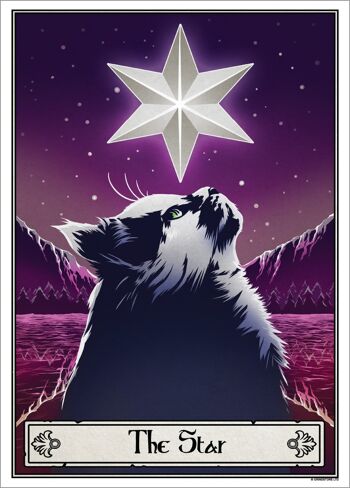 Deadly Tarot Felis - L'étoile Mini Poster