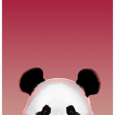 Neugierige Kreaturen Panda Mini Poster
