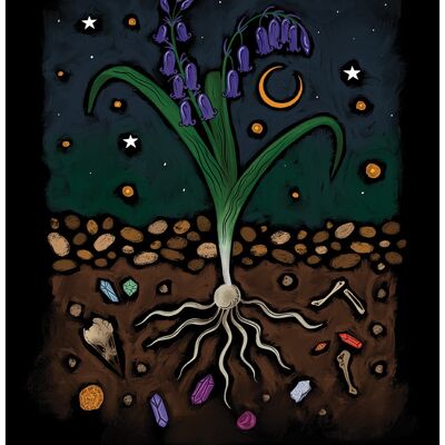 Mystical Roots Stay Grounded Mini Poster