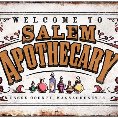 Bienvenue à Salem Apothecary Mini Poster