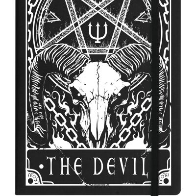 Deadly Tarot - The Devil Black A5 Hard Cover Notebook